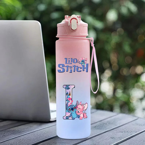 750ml Wasserflasche mit Lilo Stitch Cartoon Motiv für Kinder Sport und Geschenk - Bild 3 von 33