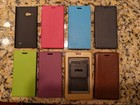 Used - Lot of NOKIA LUMIA 735 PU Leather FOLIO PHONE CASES Many Colors Available