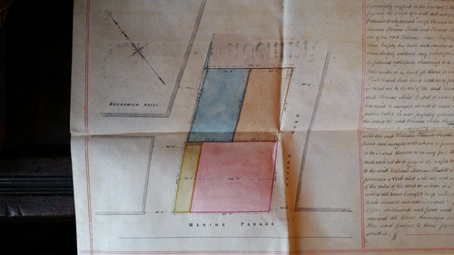 1881 MANUSCRIPT INDENTURE - MARINE PARADE HEENE WORTHING SUSSEX - MAP/PLAN - Picture 7 of 14