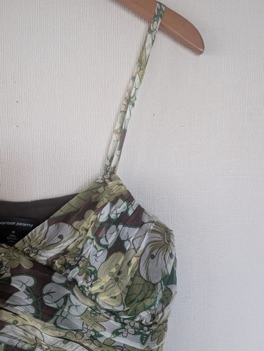 Spenser Jeremy Silk Tank Floral Garden Boho Festival Fairy Babydoll Cami Top - Picture 5 of 11