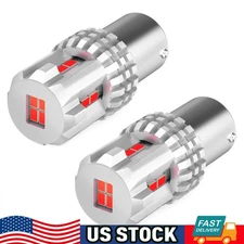 AUTO PARTS LED Brake Stop Tail Light Bulbs 1157 7528 2057 Red Super Bright H