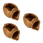 3pcs Ceramic Jar Water Fountain Fish Pond Decorative Waterfall Ceramic Jar Fish