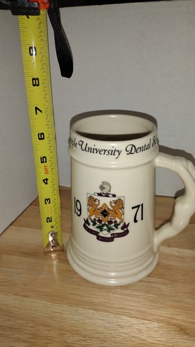 Vintage Temple University Dental Stein Art Deco - Picture 10 of 10