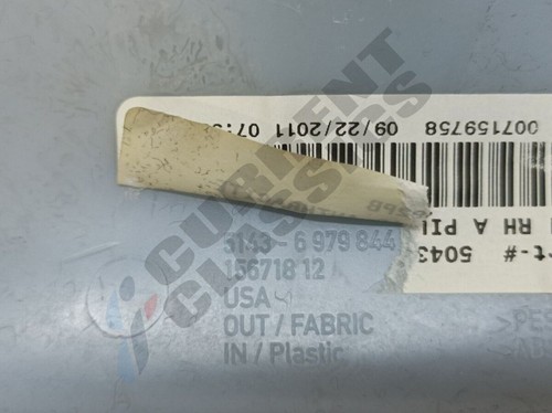 BMW E71 X6 DRIVERS UN PILAR MOLDURA 6979844 - Imagen 7 de 9