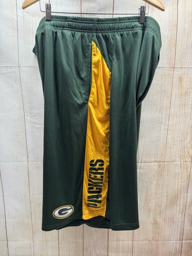 NFL Team Apparel Green Bay Packers Football Shorts Mens Size 4XLT