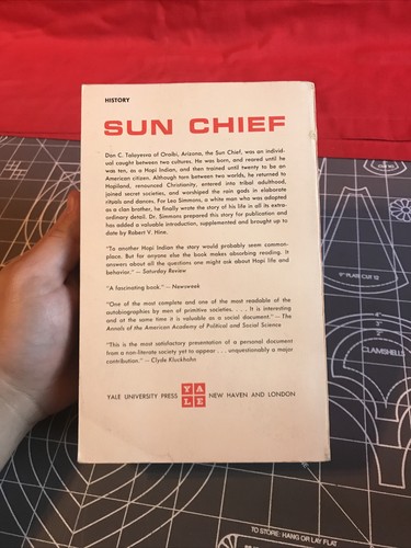 Vintage 1966 Sun Chief The Autobiography Of A Hopi Indian Yale University Press - Foto 6 di 10