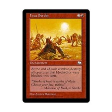 WOTC MtG Weatherlight Heat Stroke (R) EX