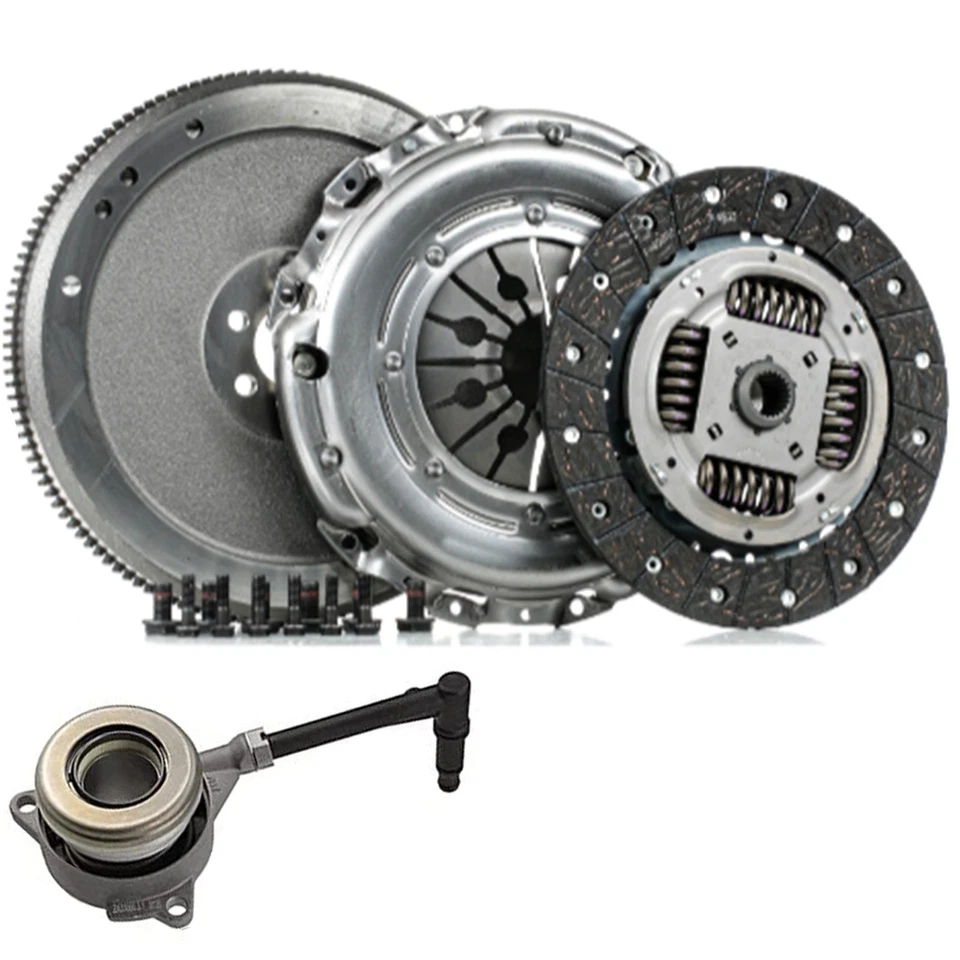 KIT 4 EMBRAYAGE PIECES VOLANT MOTEUR BUTEE POUR AUDI A3 LEON 2.0 TDI 136 140 170 - Photo 2/4