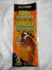 Grabber Full Insole Foot Warmers, Medium/Large 5+ Hours 1 Pack NEW exp. 6/2027