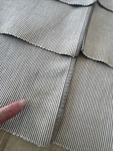 Vintage MCM Scandinavian Style Woven Placemats Lot 8 Ribbed Brown Tan Reversible - Picture 12 of 14