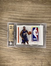 BGS 9.5 2014-15 National Treasures T.J Warren Rc LOGOMAN PATCH /5 Rookie