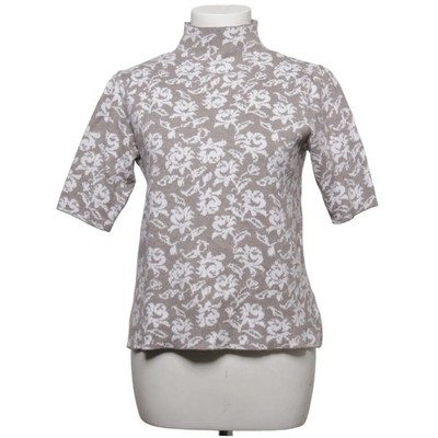 Cynthia Rowley, Rollkragenpullover, Größe: M, Beige/Weiß #jv8