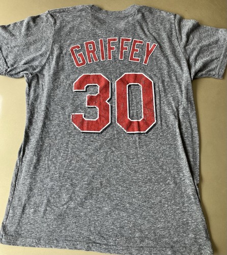 Vintage Majestic T Shirt Jersey Cincinnati Reds Ken Griffey Jr. #30 Small Adult - Picture 3 of 5