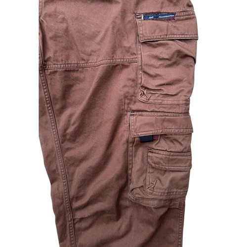 Vintage Fubu Cargo Hose Herren braun 2000er Y2K Baggy W38 L34 - Bild 2 von 11