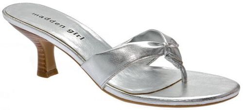 $50 Sandalias Madden Girl Verraa Oro Plata 6 7.5 8.5 - Imagen 2 de 7
