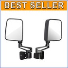Vehicle-Specific Side Mirror Set for Jeep Wrangler 1987-2002 - Foldable Design