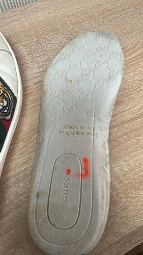 GUCCI SNEAKERSS asso tigre - 457132 taglia 8,5 - Foto 7 di 12