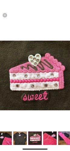 Gymboree Girls SWEET TREATS Brown Cake Shirt Pink Corduroy Pants 12 - Picture 3 of 5