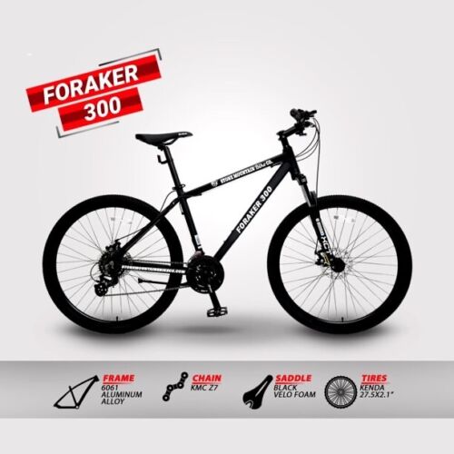5Seconds FORAKER 300 Mountain Bicycle, Aluminum Frame 21- Speed Bike with trigge - Picture 4 of 5