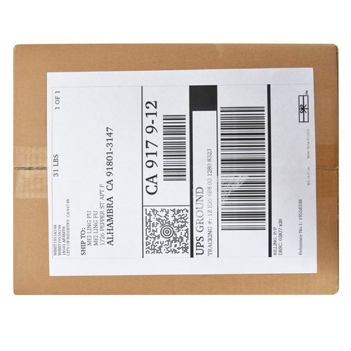 100 Full Sheet Blank Shipping Labels 8.5"X11" Self Adhesive Laser inkjet Printer - Picture 3 of 6