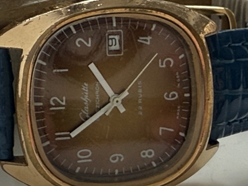 Original Glashütte Spezichron Vergoldet 22 Rubine - Bild 8 von 8