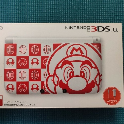 Nintendo 3ds Ll Console Mario White Limited Edition Rare Japan New Unopend Ebay