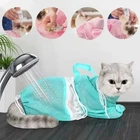 Cat Supplies Washing Bags For Pet Bathing Nail Trim Mesh Cat Grooming Bath Bag