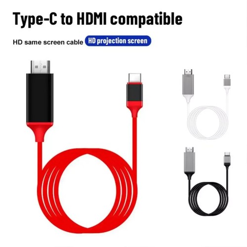 Type-C to HDMI Converter 4K HD Cable USB-C Thunderbolt 3 Adapter for TV, Phone, - Picture 2 of 12