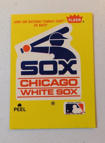 FLEER BASEBALL TEAM LOGO STICKERS ASSORTED YEARS YOU PICK YOUR CARD (item#E59) - Picture 100 of 146