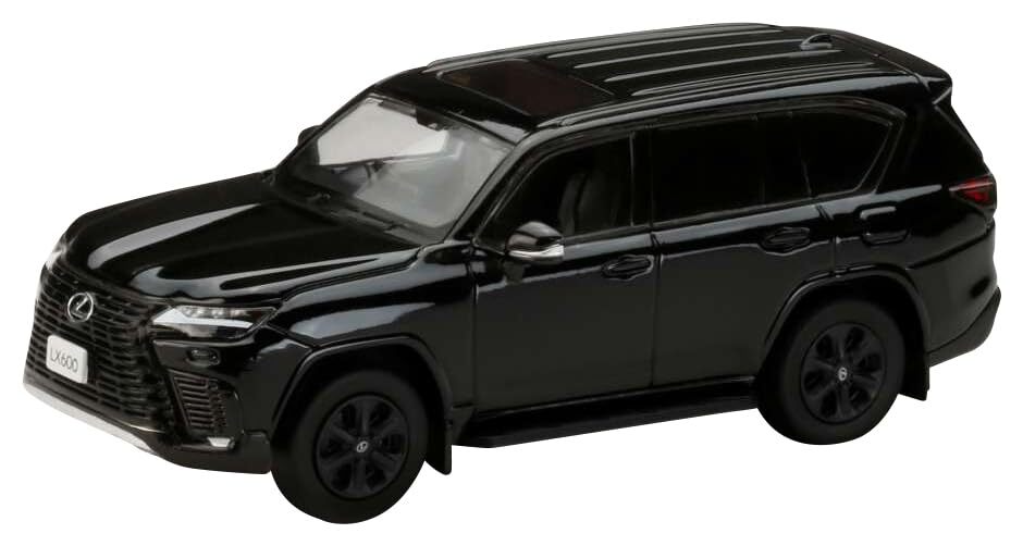 Lexus LX600 ミニカー 黒 2021 Lexus LX 600 Black 1/64 Diecast Model Car by GCD