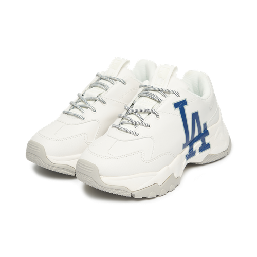 MLB LA Dodgers Big Ball Chunky A Shoes Baseball Sneakers White/Blue Size US 5-11 - Picture 4 of 6
