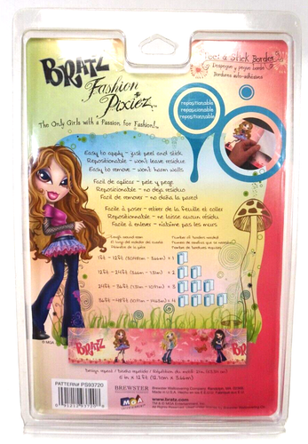 BRATZ Fashion Pixiez Wall Border Peel & Stick Border FACTORY SEALED - Picture 2 of 3