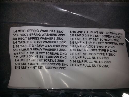 MGA, MGB, MGBGT, MG Midget UNF NUTS & BOLTS (SET SCREWS), WASHERS, ETC 400 APX - Picture 4 of 6