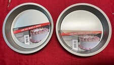 Lot Of 2 Cooking Concepts Round Non Stick Cake Pan 8" Inch