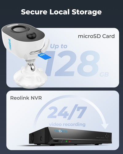 Refurbished Reolink Lumus 4MP WiFi Security Camera Spotlight PIR Two-Way Audio - Picture 6 of 13