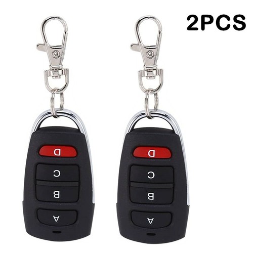 2PCS Universal Garage Door Remote 433mhz Electric Cloning Control Key Fob Opener - Picture 2 of 13