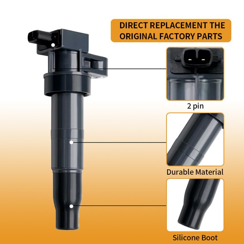 6 Ignition Coil & Iridium Spark Plug Fits For Hyundai Santa Fe Kia Sorento UF546 - Picture 3 of 12