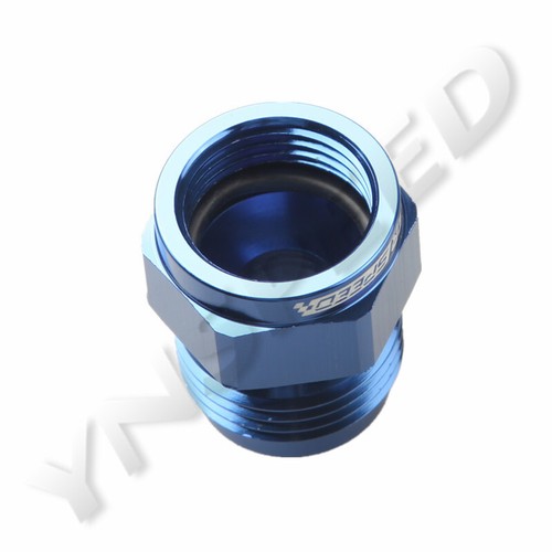 Adaptador de montaje de combustible expansor a AN10 macho hembra 8AN AN-8 ENVÍO A EE. UU. aluminio azul - Imagen 6 de 6