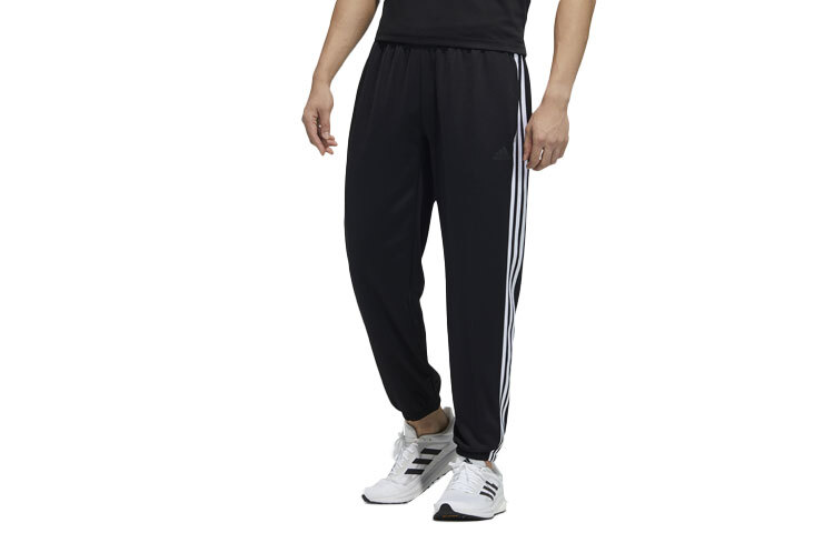 Джоггеры adidas 3S на шнурках в полоску