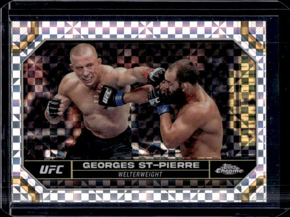 2024 Topps Chrome UFC Georges St-Pierre X-Fractor Refractor #68