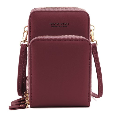 Women Crossbody phone Case Touch Screen Bag RFID Blocking Wallet Shoulder Strap - Picture 18 of 21