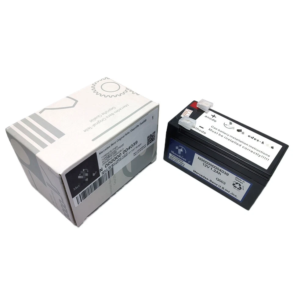 Bateria auxiliar para Mercedes Benz 12V W221 W212 W164 NOVA N000000004039 - Imagem 3 de 4