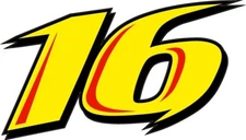 NEW FOR 2023 - #16 Greg Biffle Racing Sticker Decal - SM thru XL - Var Colors