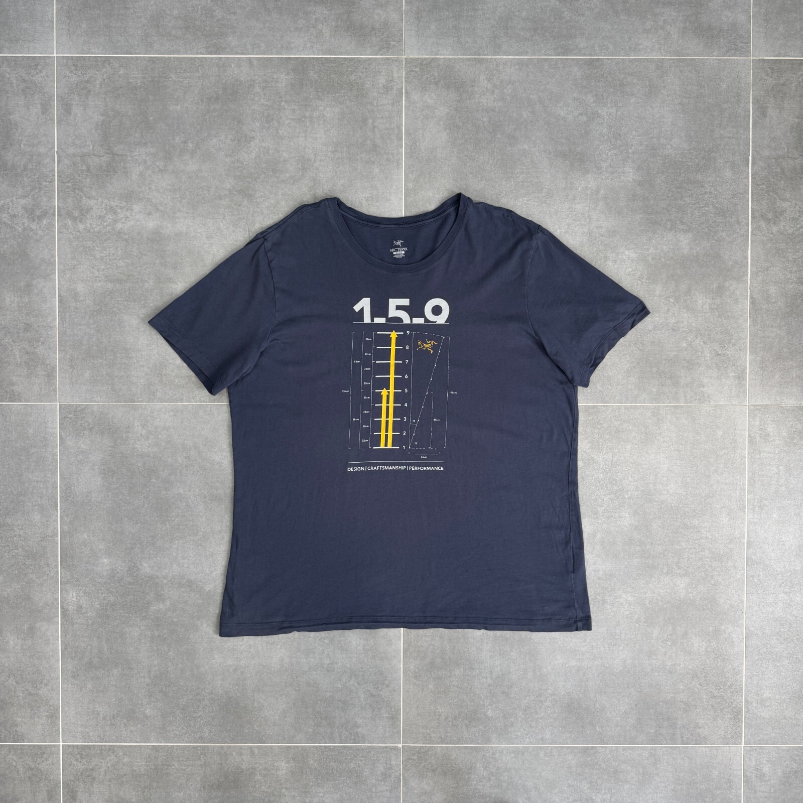 Arc'teryx Arcteryx 1 5 9 SS T Shirt Uomo Y2K Outdoor Taglia XL