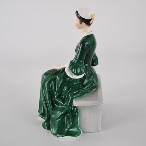 Royal Doulton Figurine Lady From Williamsburg HN2228 Vintage Peggy Davies - Picture 4 of 11