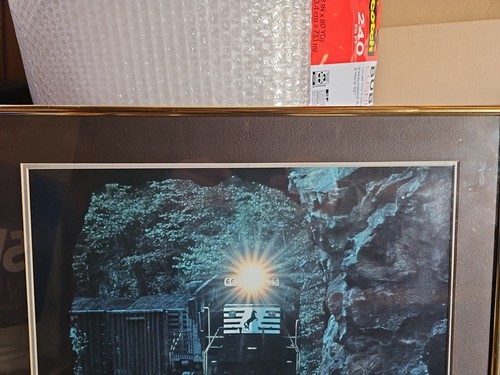 Norfolk Southern Railroad Professionally Framed Curved Tunnel Photo Pre-owned - Picture 5 of 12