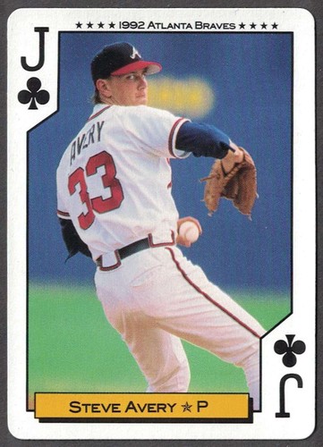 1992 Bicycle Atlanta Braves World Series Playing Cards - You Pick Your Favorites - Picture 22 of 113