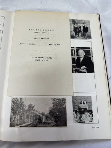Anuario The Tower Wheaton College 1951 Wheaton, Illinois de colección - Imagen 15 de 20