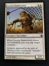 MTG Leonin Snarecaster Theros 23/249 Regular Common TCG CARD GAME 