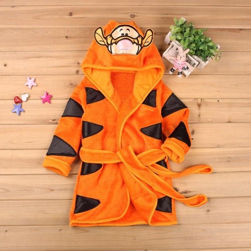 Kids Robes Baby Hooded Bathrobe Girls Boys Mickey Mouse Bath Robe Kids Cartoon - Picture 65 of 73